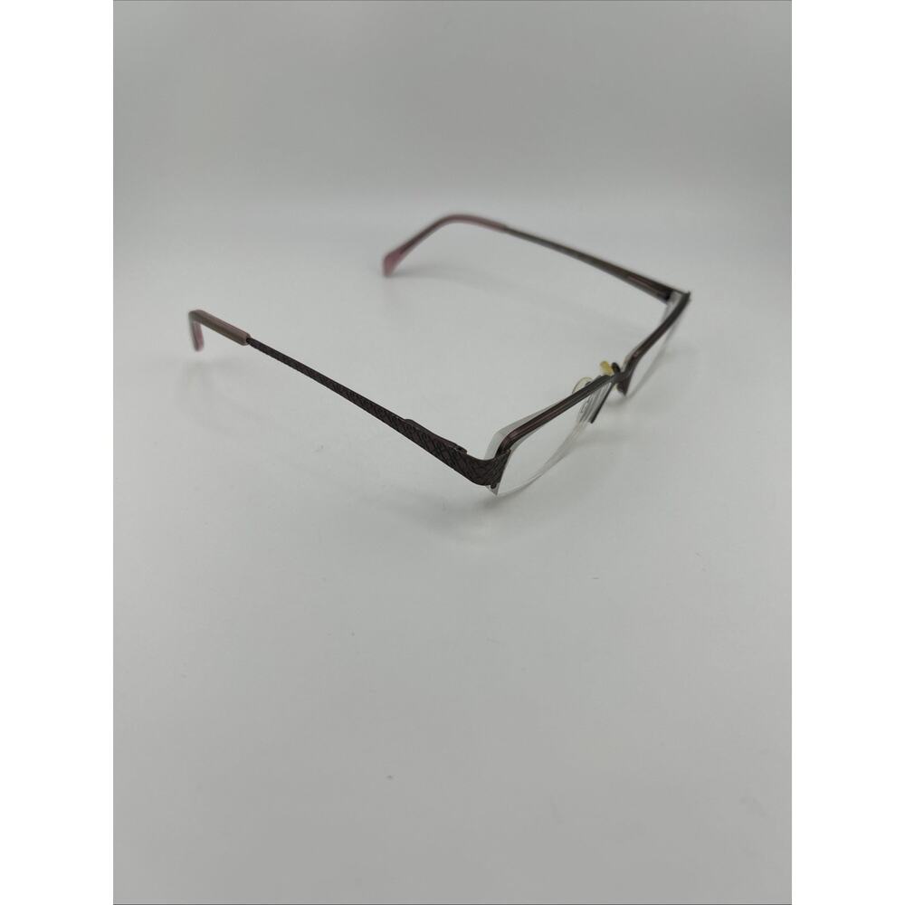 Daisy Fuentes Clarisa 186 Eyeglasses 51-16-135 Pink Bronze Half Rim Frames Only